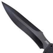 Jungle Warrior Black Kraton Handle Bowie Knife