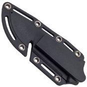 Field Black TPR Handle Fixed Blade Knife