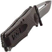Quake Anodized Aluminum Handle Folding Knife