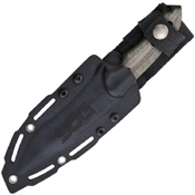 Kiku Small Linen Micarta Handle Fixed Blade Knife