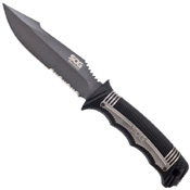 SEAL Strike Half Serrated Edge Fixed Blade Knife