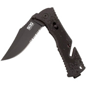 Trident Mini GRN Handle Folding Blade Knife