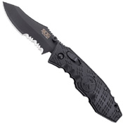 Sog Toothlock Black Folding Knife