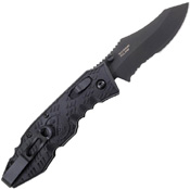 Sog Toothlock Black Folding Knife