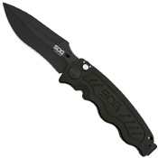 Zoom Mini AUS-8 Steel Drop Point Folding Blade Knife