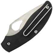 Byrd Tern Plain Edge Blade Folding Knife - Black