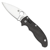 Spyderco Manix 2 Folding Knife With Composite Satin Blade And Carbon Fiber Handles Sprint Run