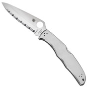 Spyderco Endura 4 Stainless Steel Satin Handle Folding Knife