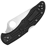 Spyderco Delica 4 Black FRN Handle Folding Blade Knife