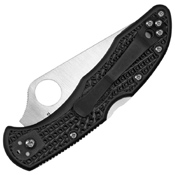 Spyderco Delica 4 Black FRN Handle Folding Blade Knife