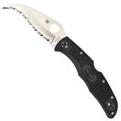 Matriarch 2 Lightweight Serrated Edge Folding Knife - Black