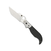 Spyderco Ed Schempp Navaja Carbon Fiber Plain Edge Folding Knife