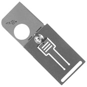 Squarehead Stonewash Finish Folding Blade Knife