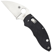 Spyderco Q Ball Black G-10 Handle Folding Knife