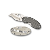 Spyderco Cricket Black Nishijin Glass Fiber Plain Edge Folding Knife