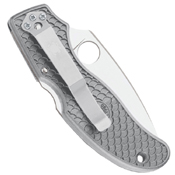 Calypso Jr. Super Blue Steel Plain Edge Folding Blade Knife