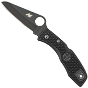 Spyderco Salt 1 Black Blade Folding Knife
