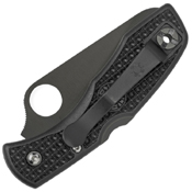 Spyderco Salt 1 Black Blade Folding Knife