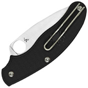 Spyderco UK Penknife Black FRN Handle Folding Knife