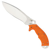 Spyderco Rock Salt Fixed Knife With Satin Plain Blade