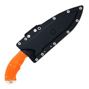 Spyderco Rock Salt Fixed Knife With Satin Plain Blade