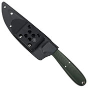 Spyderco Sprig Fixed Knife With Satin Blade And G10 Handles