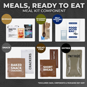 Ready-to-Eat MRE Meals with Heater