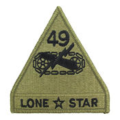 49th Armored Division Lone Star OCP Unit Patch
