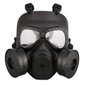 Rugged Gas Mask with Dual Filters