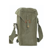 Surplus Belgium Od Gas Mask Bag Used