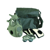 Surplus Czech M10 Gas Mask W/Filters Like New 