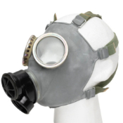 Polish MC-1 Gas Mask with Carry Bag & Filter-Size 2 (116-126)