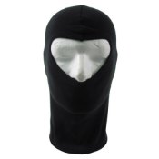 Black Cotton New Plus Adult Size Balaclava