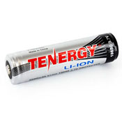 Tenergy Li-ion 18650 2600mAh Protected Button Top Battery