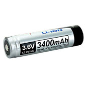 Tenergy Li-ion 18650 3400mAh Protected Button Top Battery