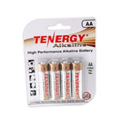 Tenergy Alkaline AA Non-rechargeable Batteries - 4 Pack