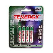 Tenergy Alkaline AAA Non-rechargeable Batteries - 4 Pack