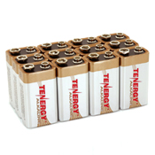 Tenergy Alkaline 9V Non-rechargeable Batteries - 12 Pack