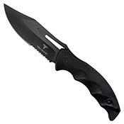 9-Inch Obsidian Black Fixed Knife