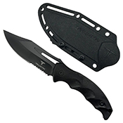 9-Inch Obsidian Black Fixed Knife