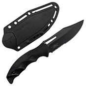 9-Inch Obsidian Black Fixed Knife