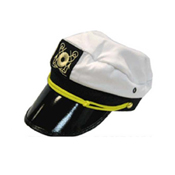 Yacht Captain Skipper Navy Sailor Boat Cap Hat Costume