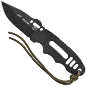 CAT 201 Skeleton Hunter Point Fixed Knife