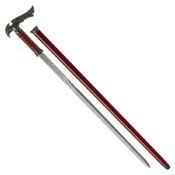 Kit Rae Axios Forged Leather Wrap Grip Sword Cane