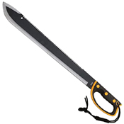 United Cutlery Survival 18 Inch Blade Sawback Machete with Sheath