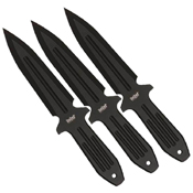 United Threat Throwing Triple Knife Set - Black