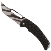United Cutlery Willumsen Urban Tac Blondie Camo Half Serrated Knife