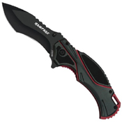 United Cutlery Rampage Evolution Black-Coated Blade Folder Knife