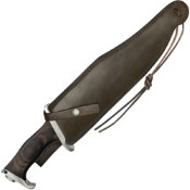 Hibben III Bowie Knife Replica: Wood. Authentic design. Get it at Gorillasurplus.com.
