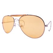 Aviator Air Force Style Sunglasses W Printed Case & Box